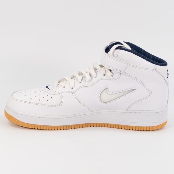 Nike Air Force 1 Mid Jewel QS 'NYC - Yankees' DH5622-100 size 14 - Picture 3 of 10